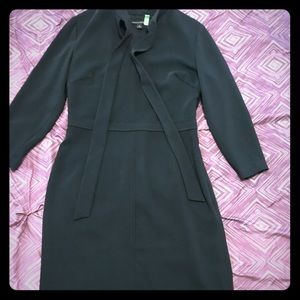 Banana Republic Black Neck Tie Dress Sz.4